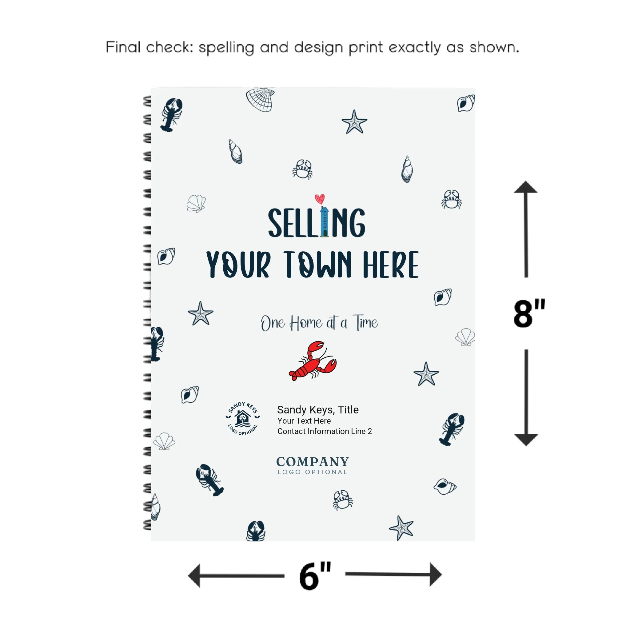 Mockups - notebook mockup with branding interactive