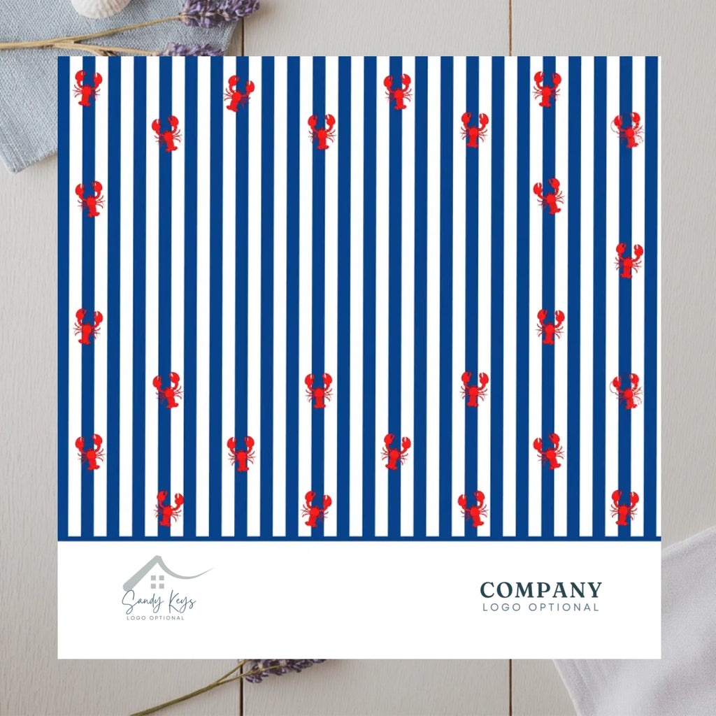 Stripe Collection Lobster Coaster