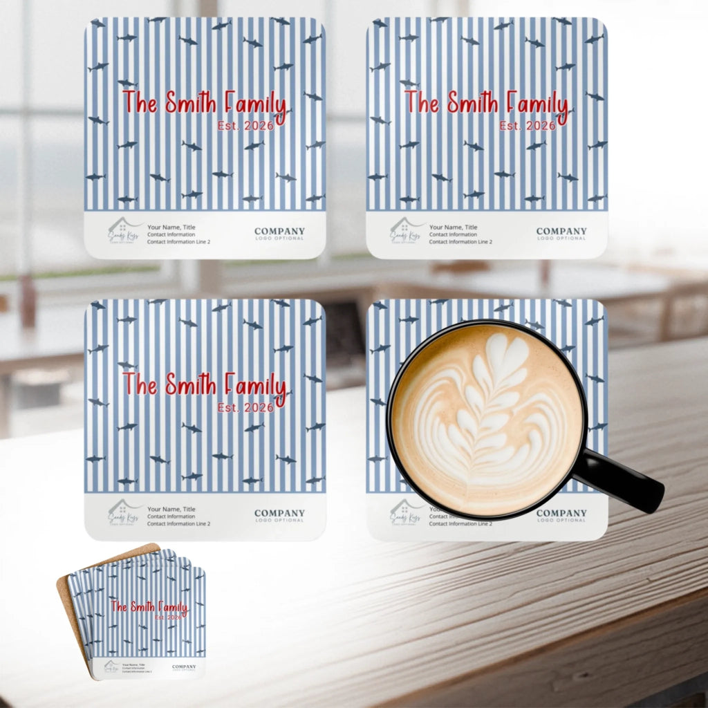 Stripe Collection Lobster Coaster (2)