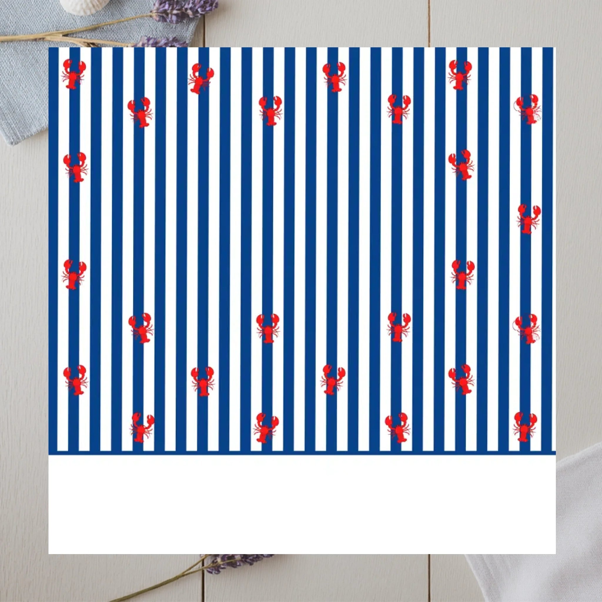 Stripe Collection Lobster Coaster