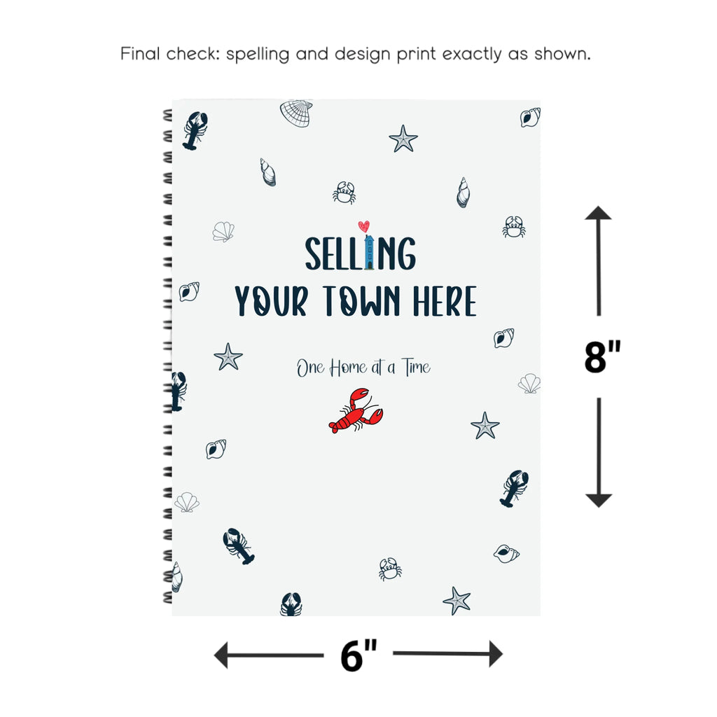 Mockups - notebook mockup with branding interactive