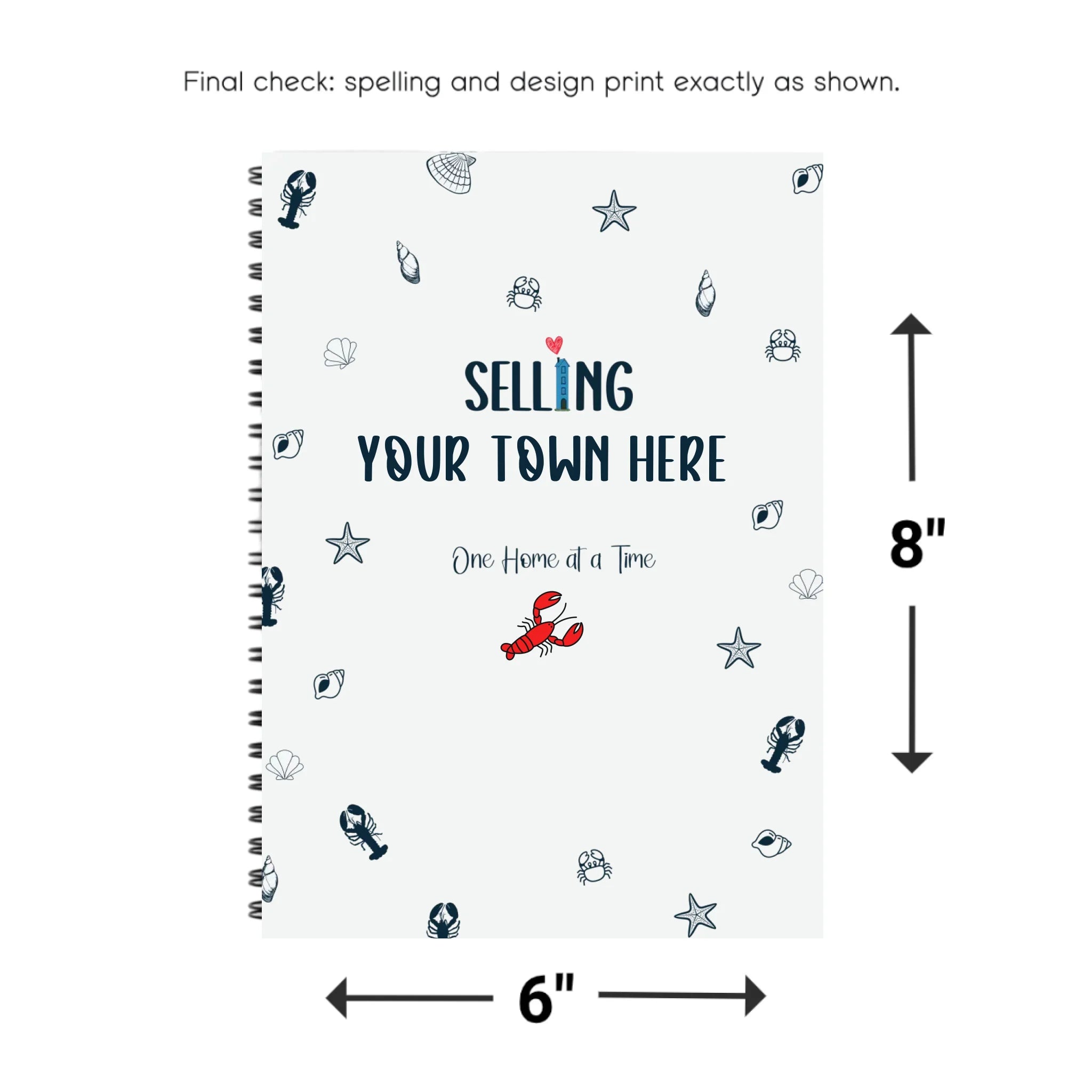 Mockups - notebook mockup with branding interactive